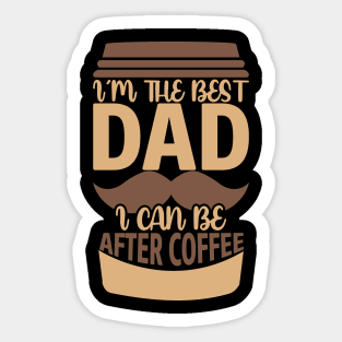 Best Dad Sticker